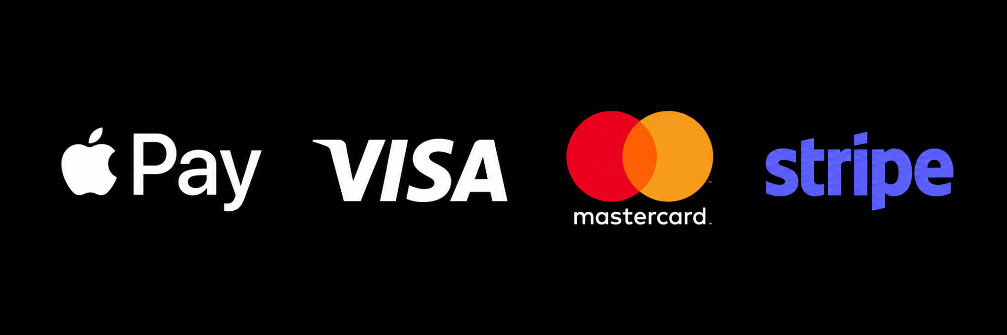 Apple Pay, Visa, Mastercard and Stripe